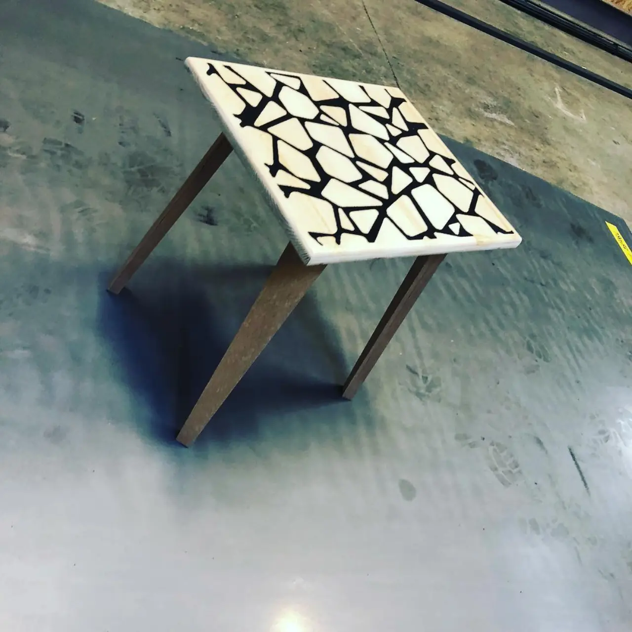2 petites tables de chevets réalisées dans nos ateliers — Alliage Mobilier (2)