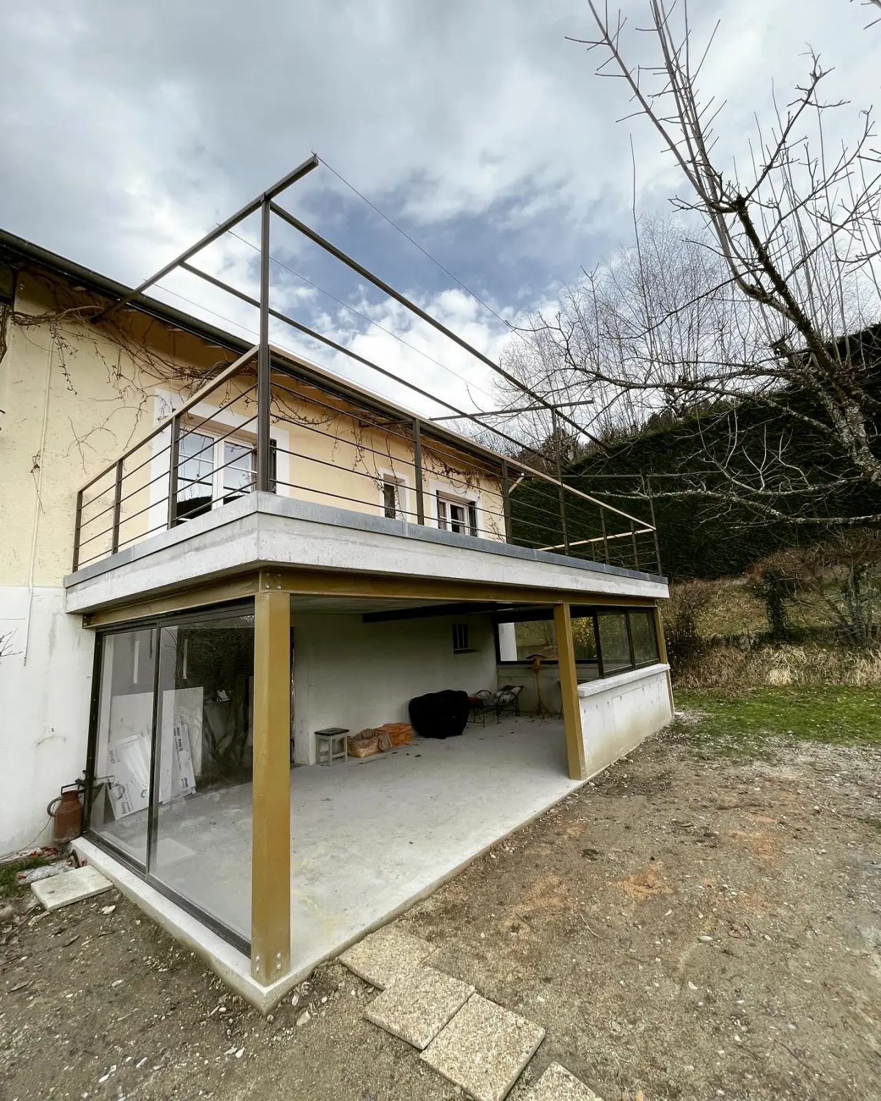 Agrandissement d’une maison terminée — Alliage Mobilier (1)