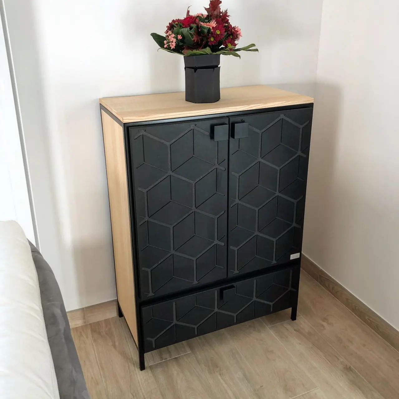 Aménagement d’un salon/salle à manger avec ce mobilier… — Alliage Mobilier (2)