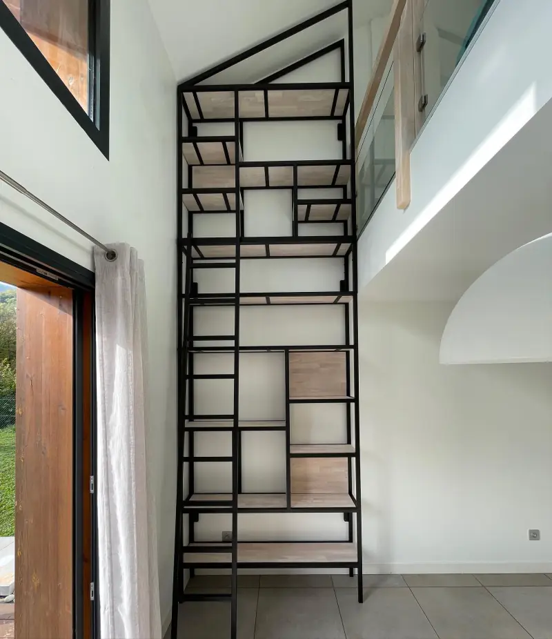 Bibliothèque sur mesure — Mobilier Alliage Mobilier