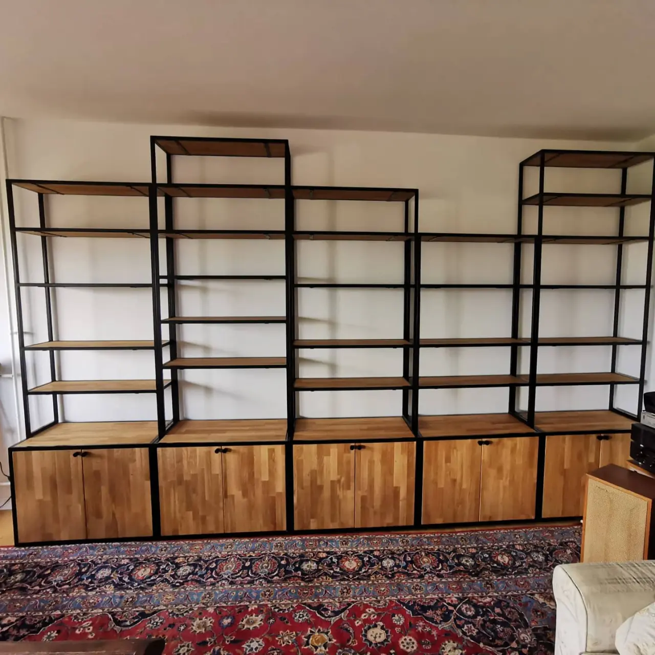 Bibliothèque sur mesure — Alliage Mobilier (1)