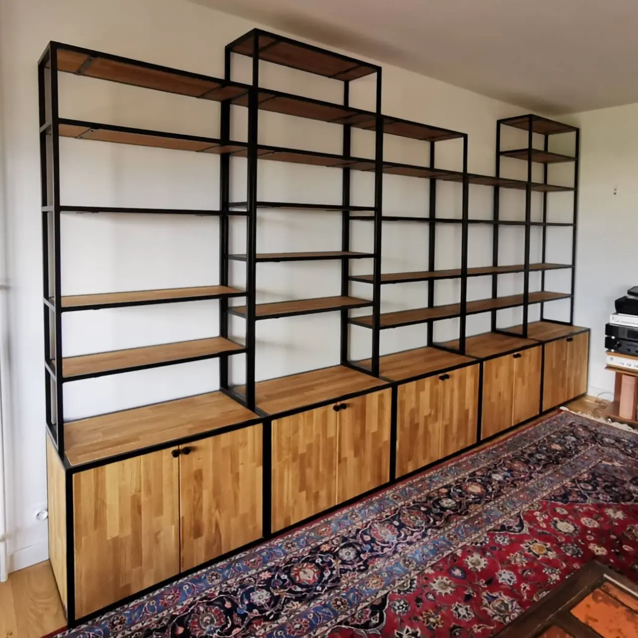 Bibliothèque sur mesure — Alliage Mobilier (2)