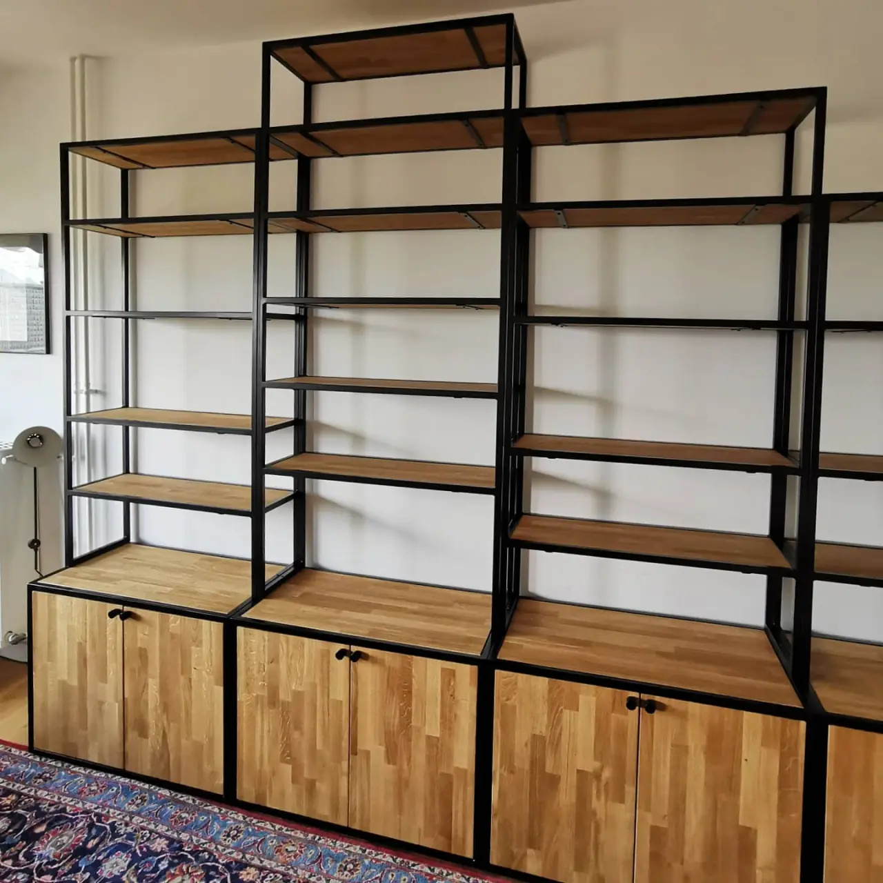 Bibliothèque sur mesure — Alliage Mobilier (3)