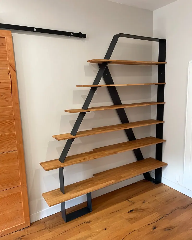Bibliothèque sur mesure — Mobilier Alliage Mobilier