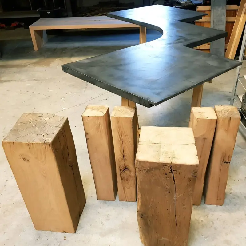 Bureau sur mesure — Mobilier Alliage Mobilier