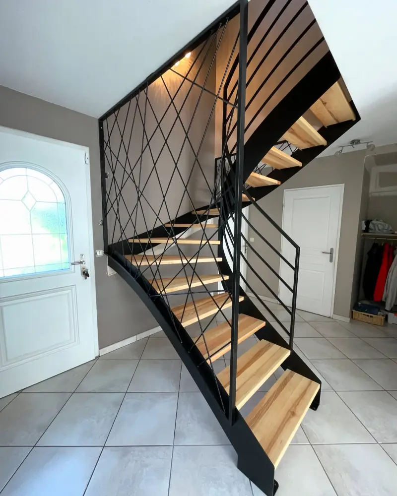 Chantier de ce début de semaine avec la dépose d’un… — Escaliers Alliage Mobilier