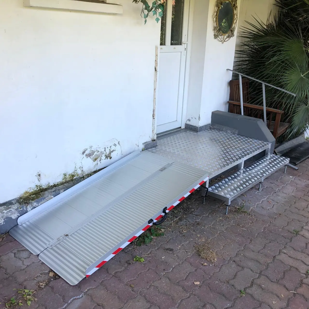 Création d’un palier et mise en place d’une rampe en… — Alliage Mobilier (2)
