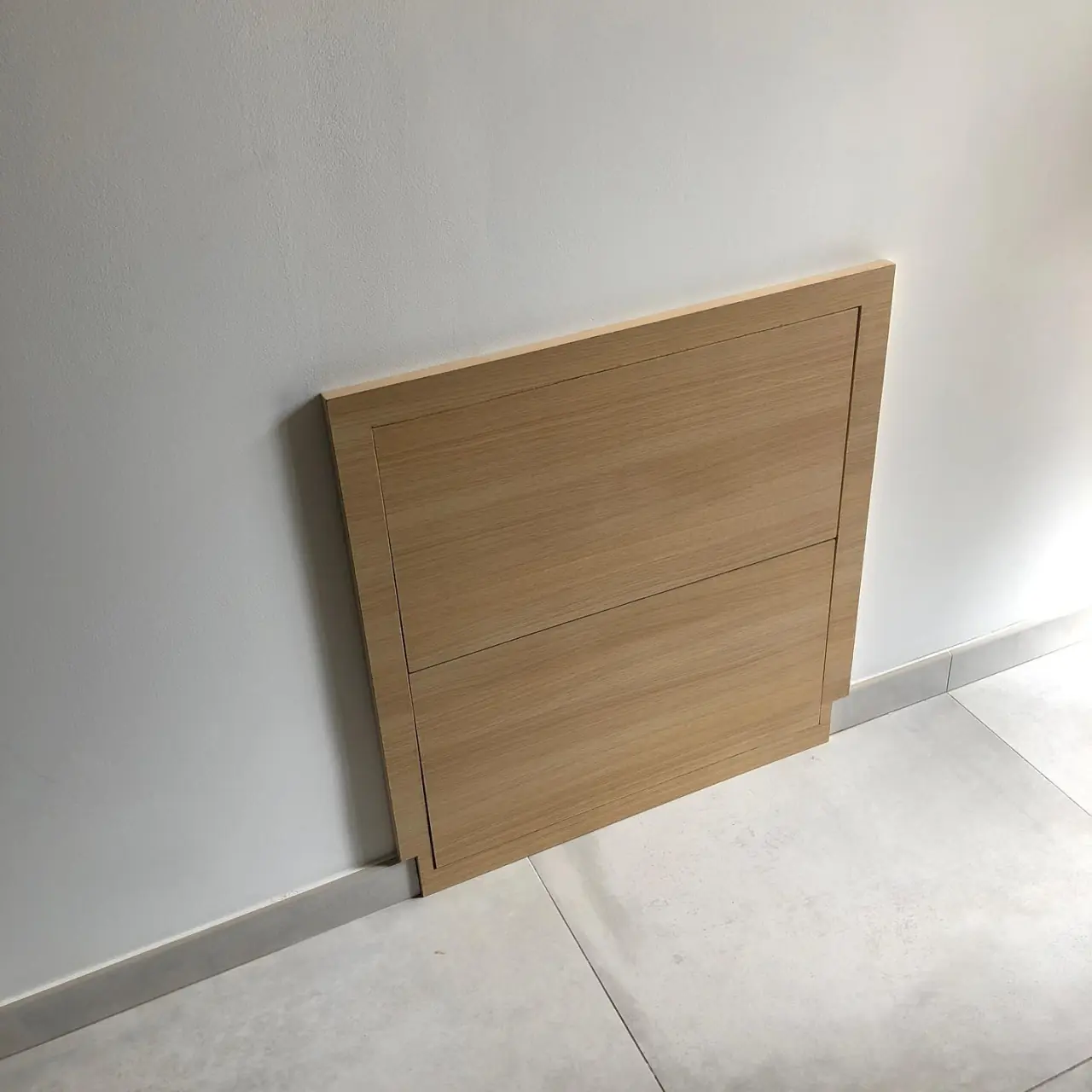 Doubles tiroirs encastrés effet chêne et belles étagères… — Alliage Mobilier (1)