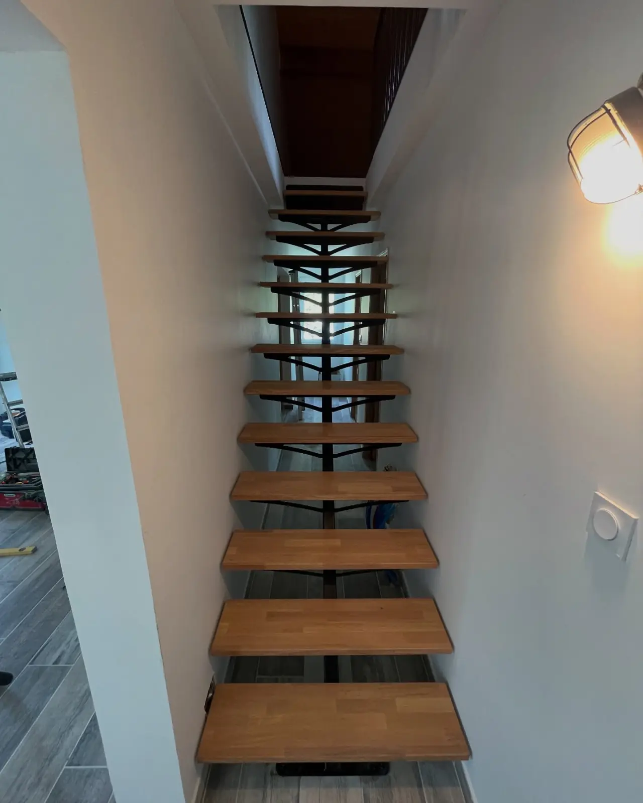 Escalier au style industriel chic — Alliage Mobilier (3)