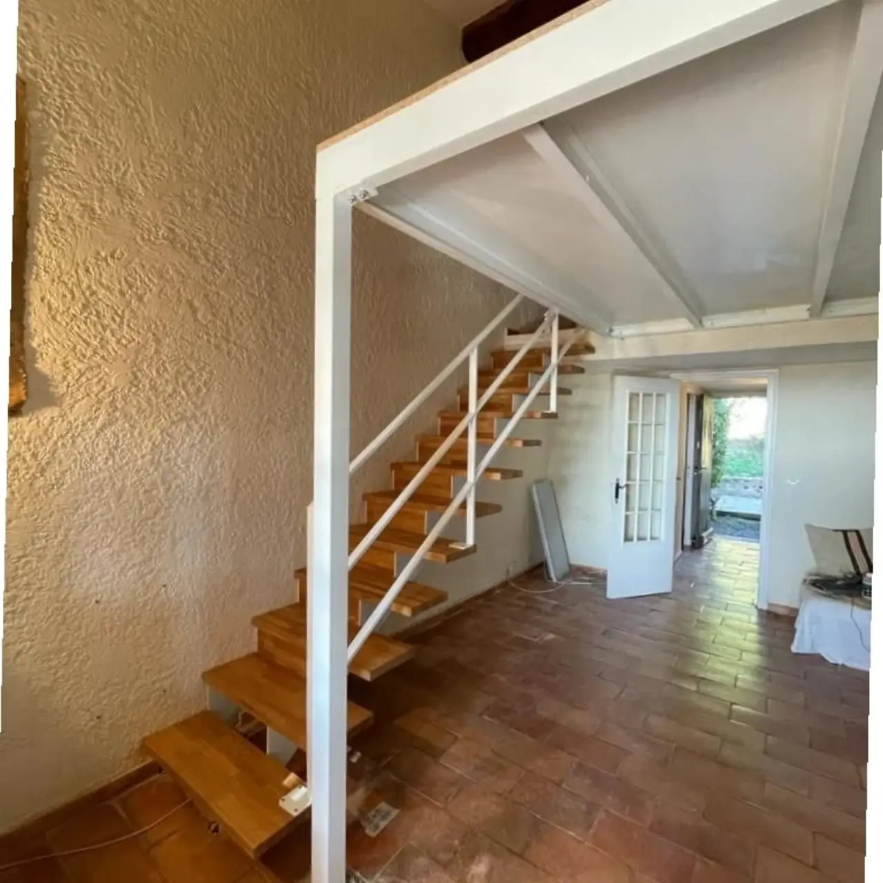 Escalier & mezzanine en acier pour agrandir et rénover… — Alliage Mobilier (2)