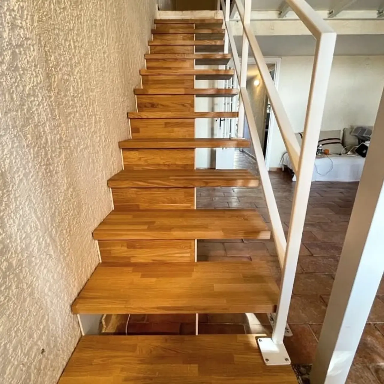 Escalier & mezzanine en acier pour agrandir et rénover… — Alliage Mobilier (3)