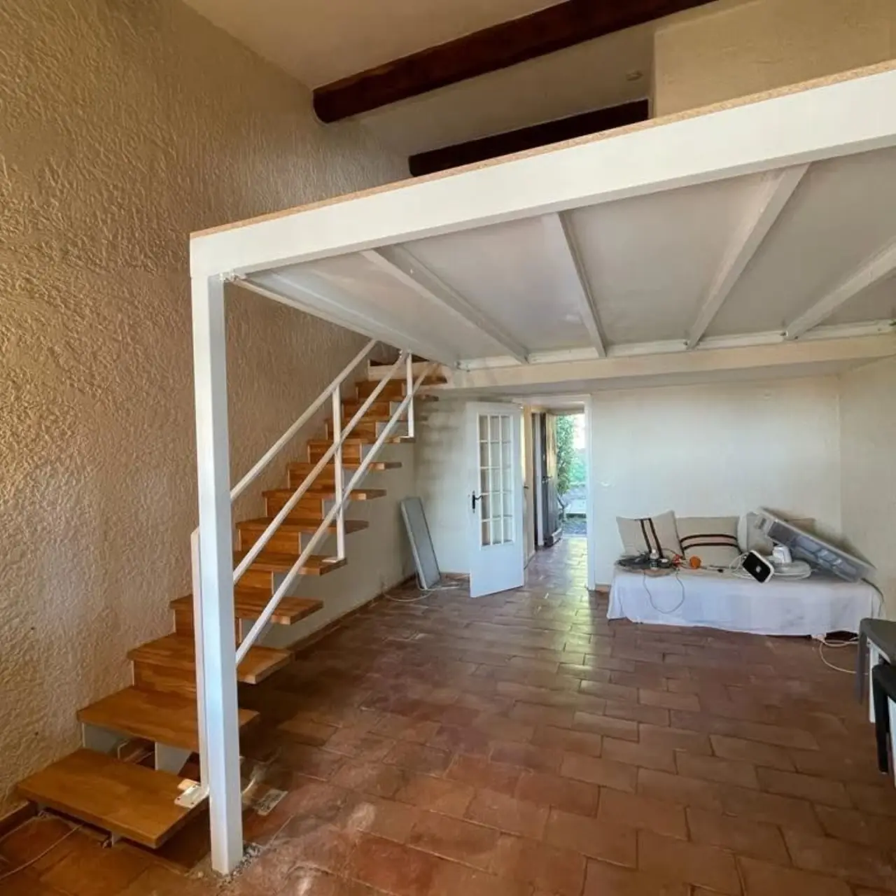Escalier & mezzanine en acier pour agrandir et rénover… — Alliage Mobilier (4)