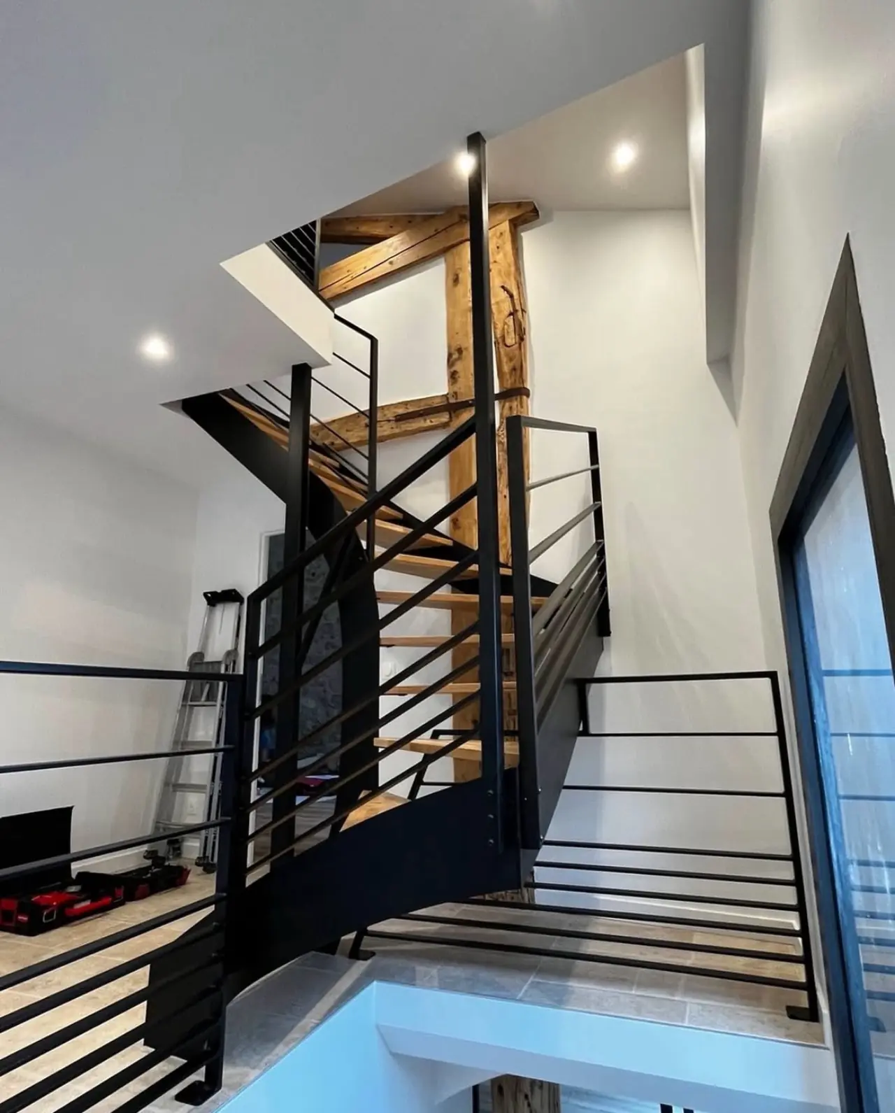 Escalier sur mesure — Alliage Mobilier à Grenoble (2)