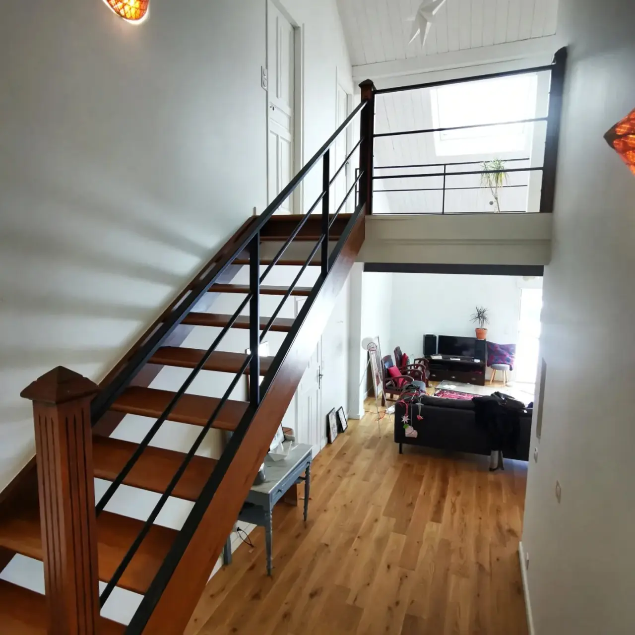 Garde corps acier pour remplacer une rembarde d'escalier… — Alliage Mobilier (1)