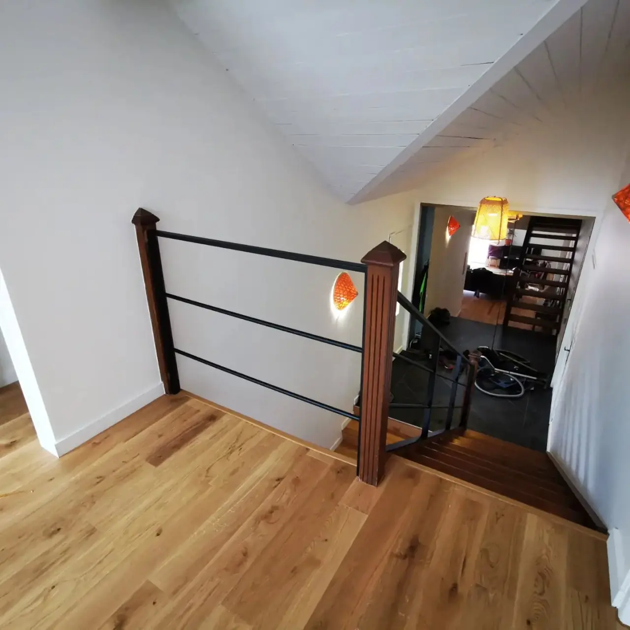 Garde corps acier pour remplacer une rembarde d'escalier… — Alliage Mobilier (5)