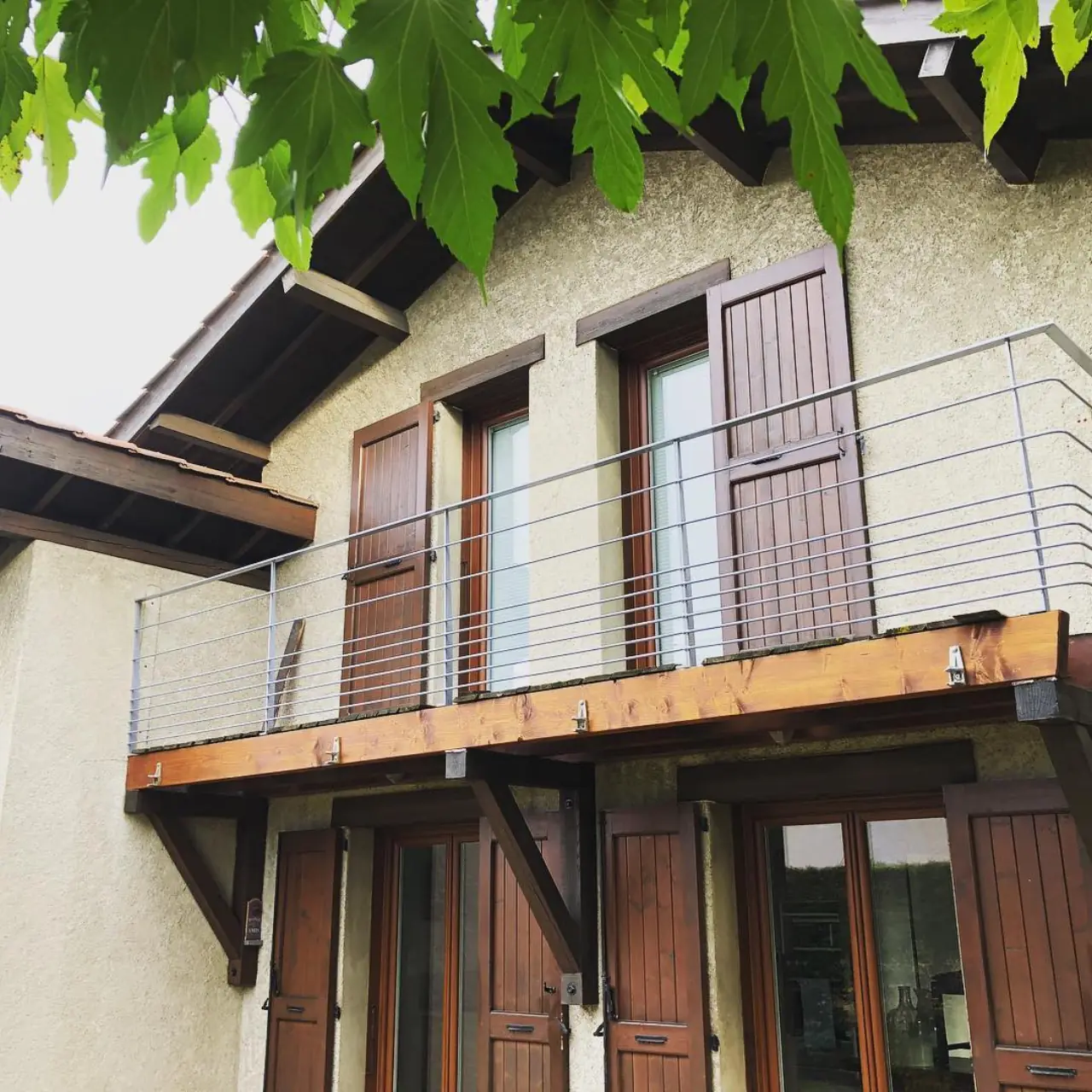 Garde-corps en place chez le client — Alliage Mobilier (1)