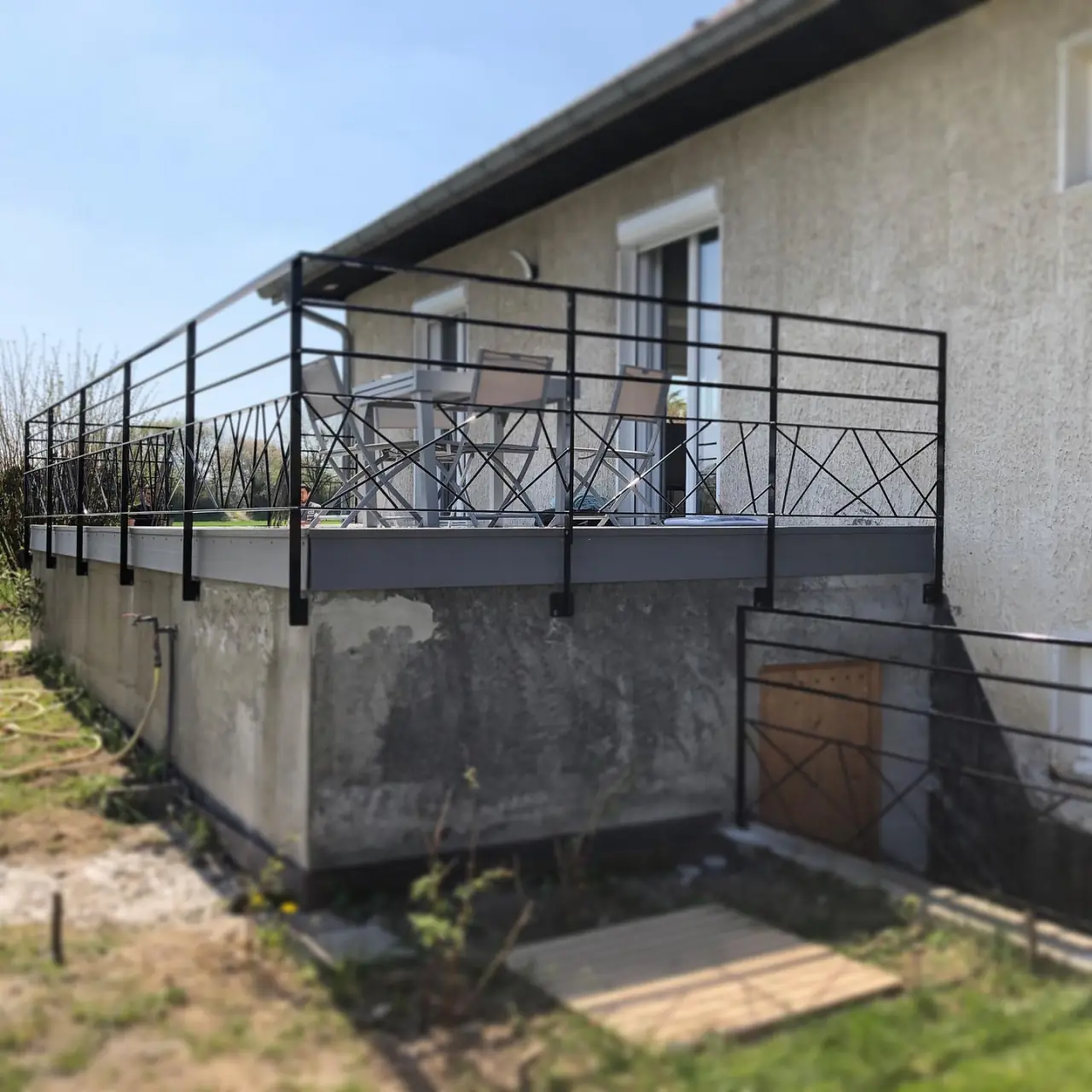 Garde-corps sur mesure en acier thermolaquée — Alliage Mobilier (2)