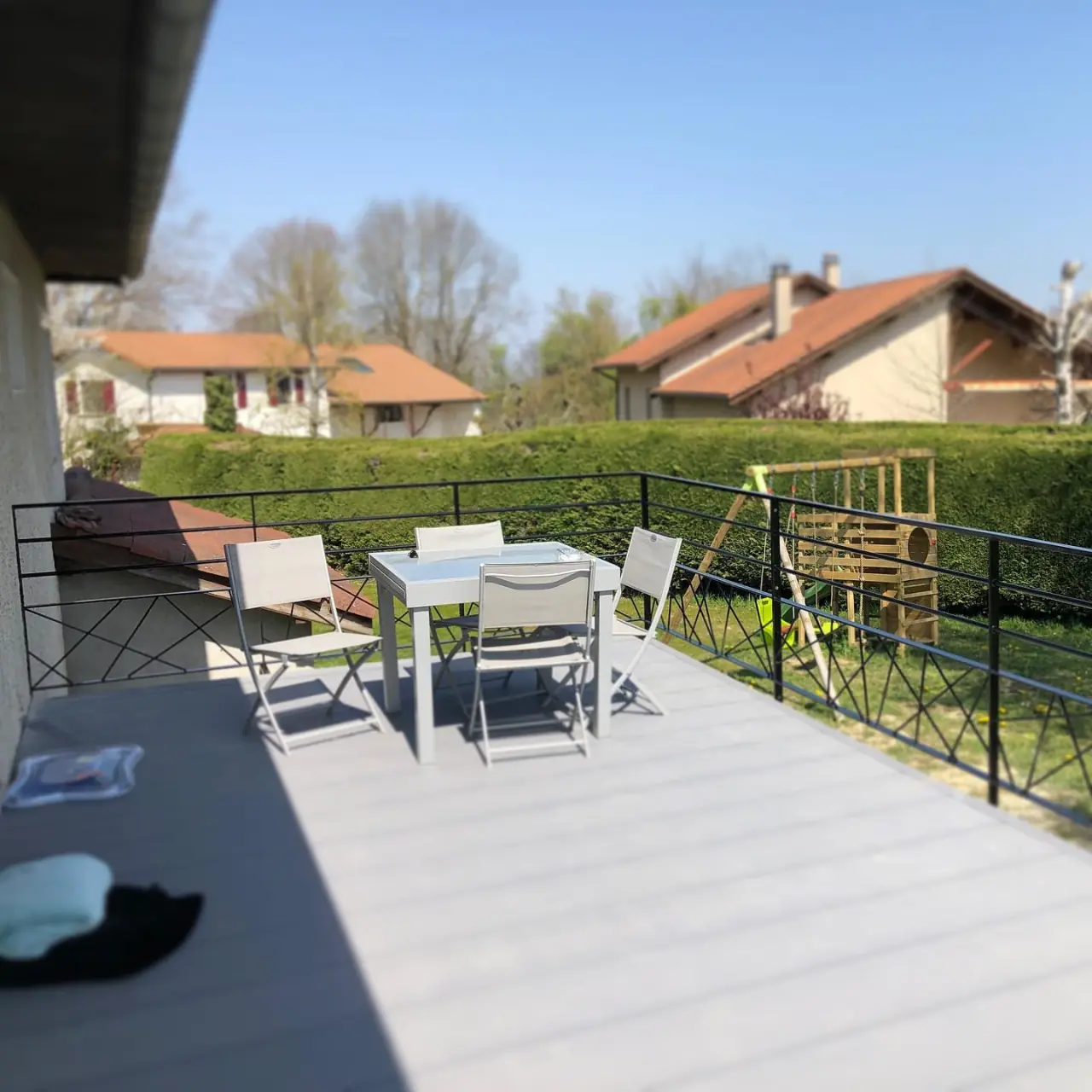 Garde-corps sur mesure en acier thermolaquée — Alliage Mobilier (4)