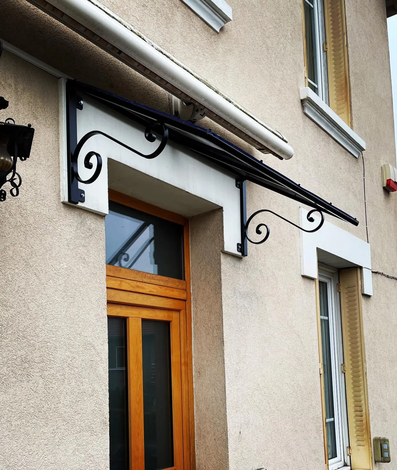 Marquise avec fer forgé sur-mesure avec une grande… — Alliage Mobilier (1)