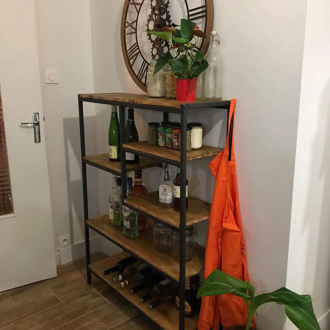 Meuble de rangement déstructuré pour cuisine — Alliage Mobilier (2)