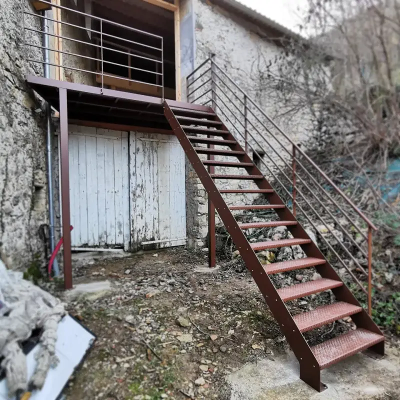 Premier chantier de 2024 — Escaliers Alliage Mobilier
