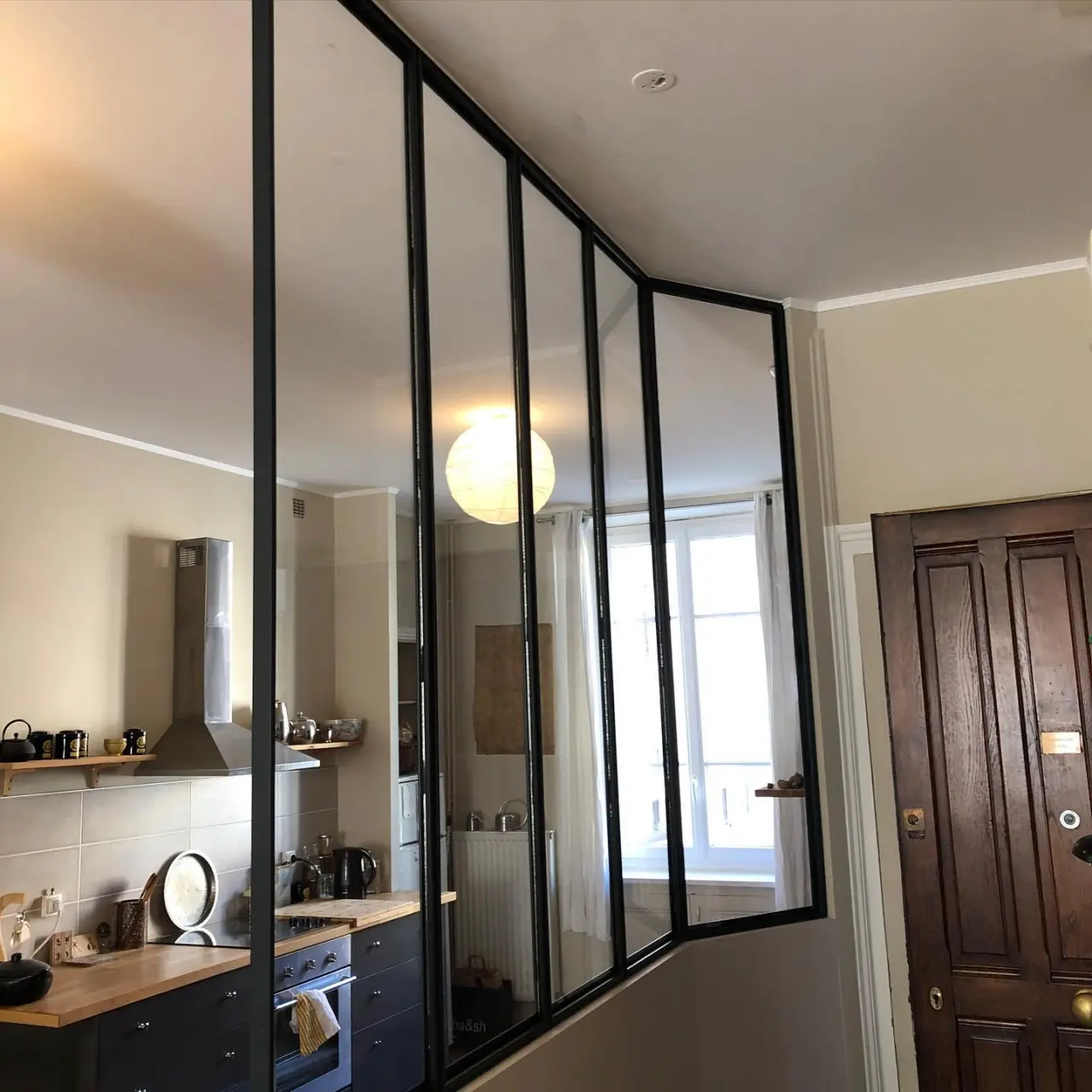 Réalisation de 2 verrières sur mesure dans un… — Alliage Mobilier (2)