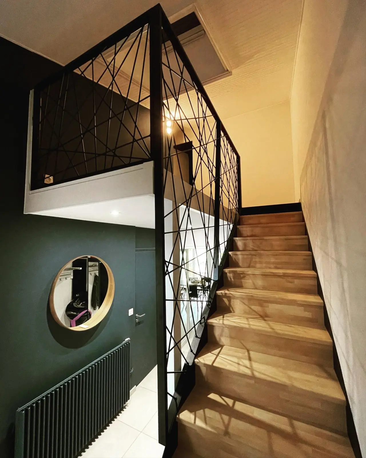 Remplacement d'un escalier traditionnel en bois et… — Alliage Mobilier (2)