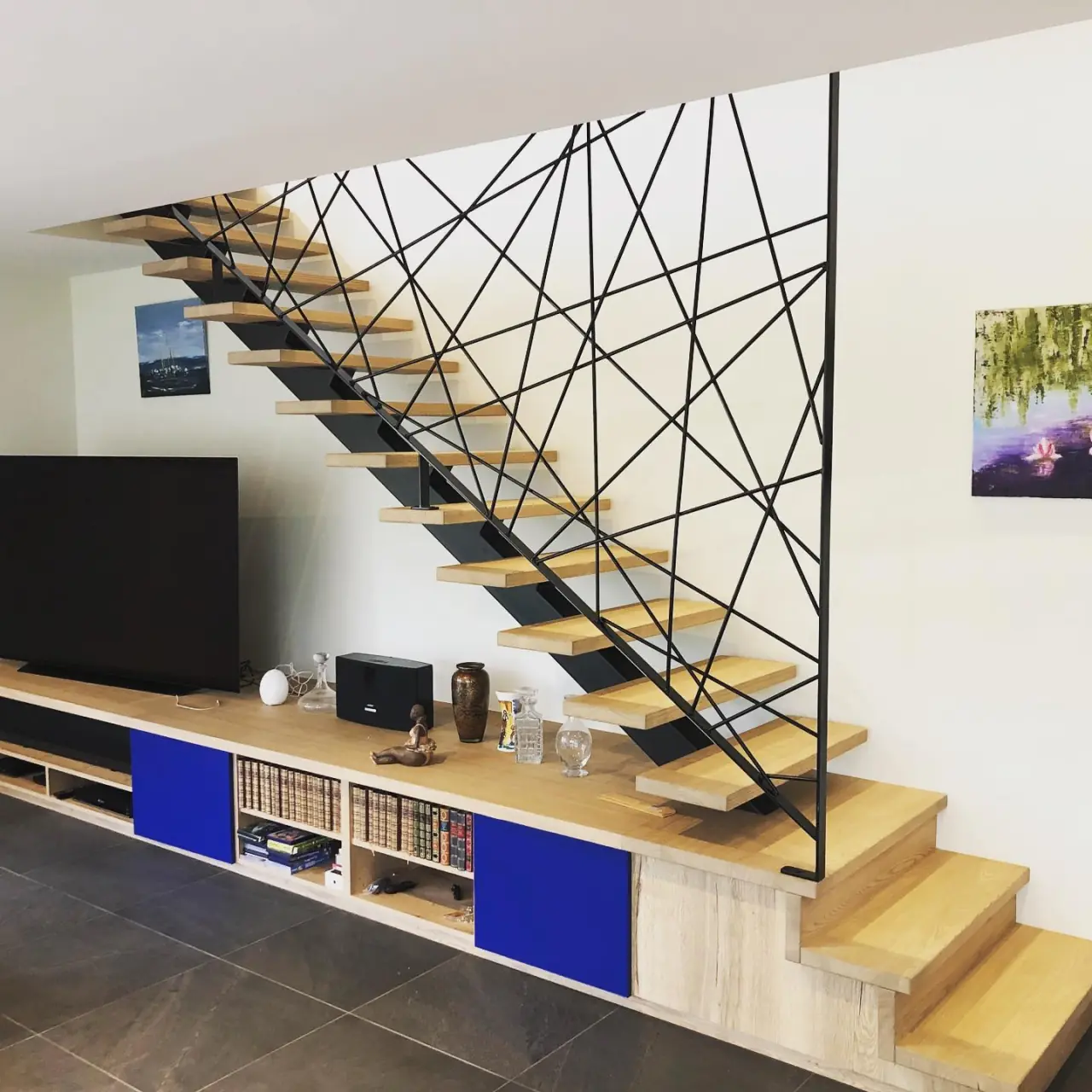 Sécurisation design d’un escalier, dans la continuité… — Alliage Mobilier (2)