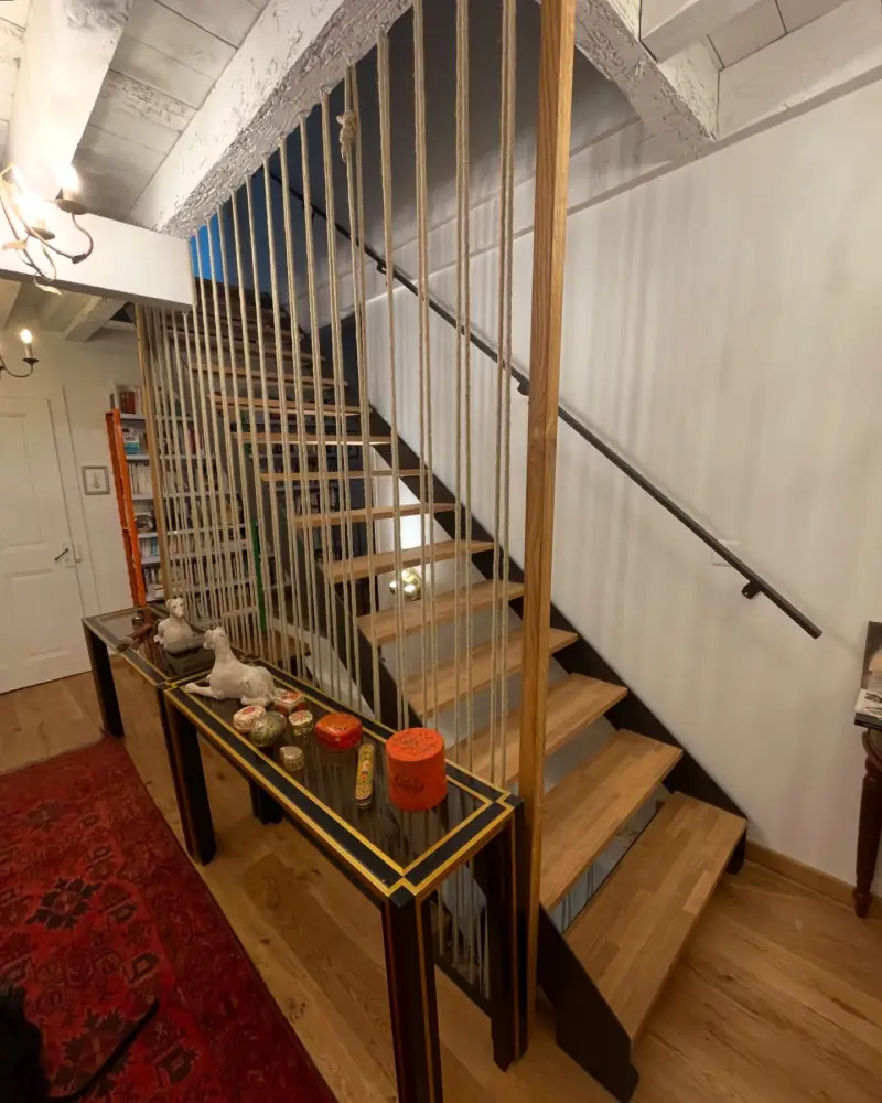 Suivi de chantier — Escaliers Alliage Mobilier