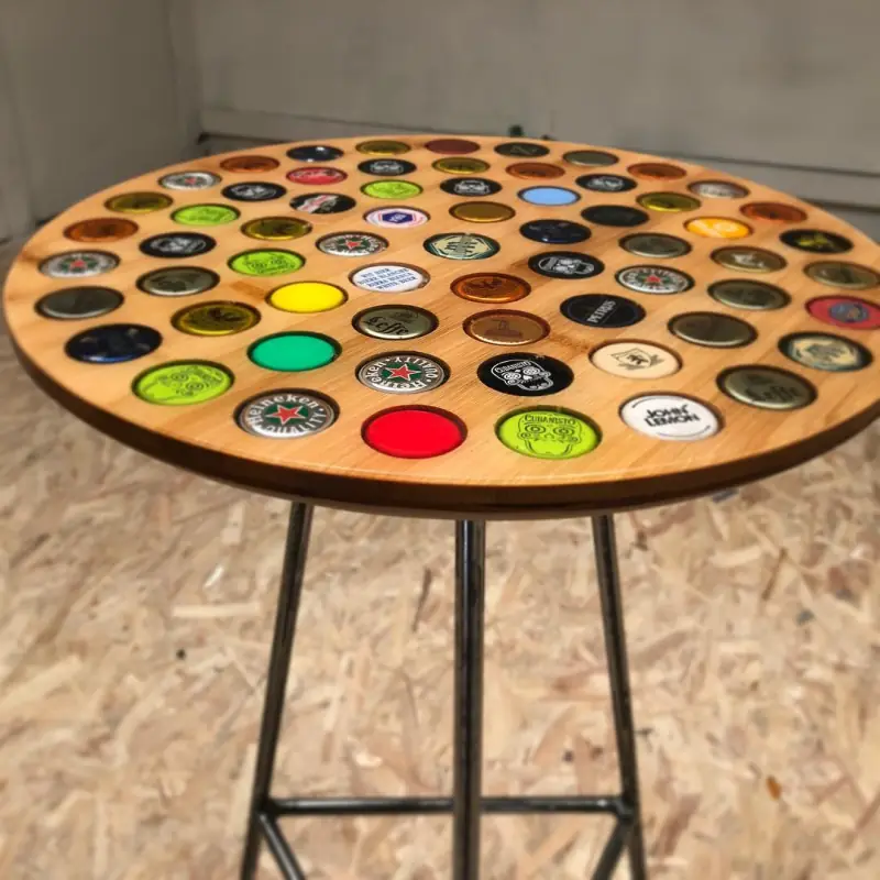 Tabouret de bar terminé — Mobilier Alliage Mobilier