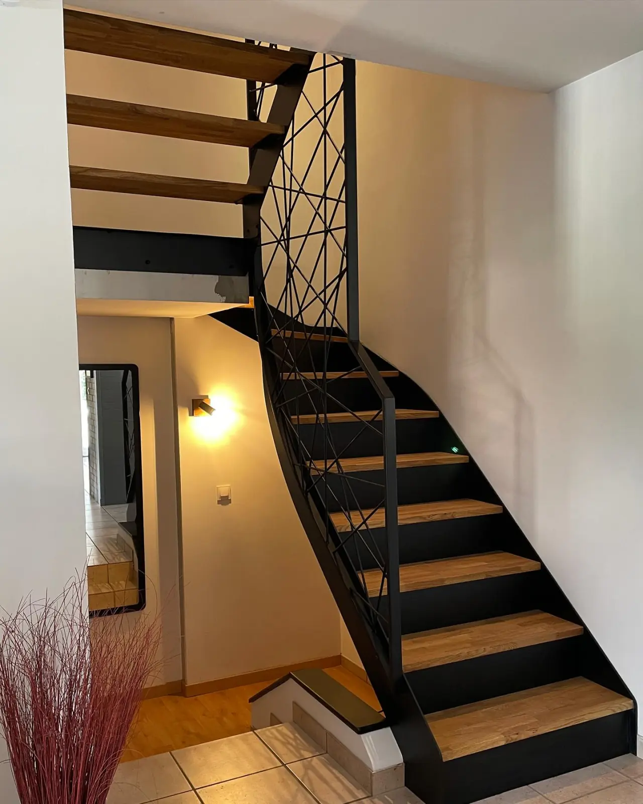 Très beau projet avec cet ensemble de 2 escaliers — Alliage Mobilier (2)