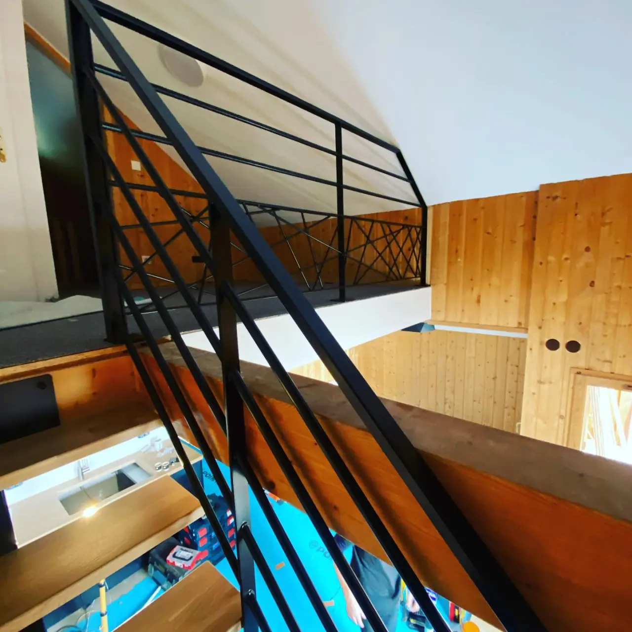 Très belle réalisation dans ce chalet de montagne — Alliage Mobilier (4)